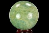 Polished Aquamarine Sphere - Angola #128381-1